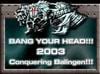 PRIMERAS BANDAS PARA EL BANG YOUR HEAD