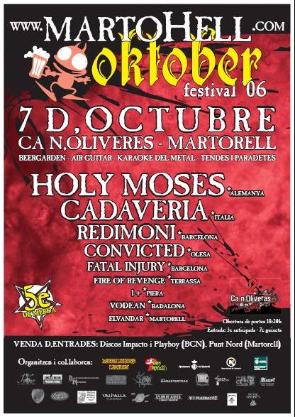 ¡YA QUEDA MENOS PARA EL MARTOHELL OKTOBER METAL FEST!