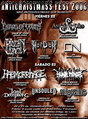 NUEVA EDICIÓN DEL ANTICHRISTMAS FESTIVAL