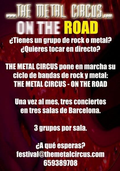 NUEVAS FECHAS DISPONIBLES PARA EL METAL CIRCUS ON THE ROAD