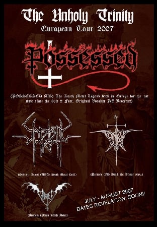 VUELVEN POSSESSED: ANUNCIO DE TOUR EUROPEO