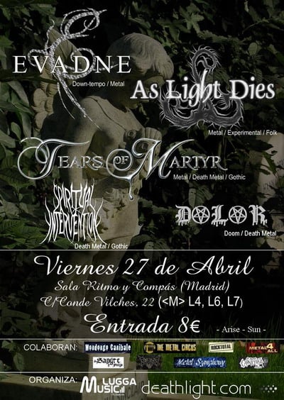 A DARK BITTER EVENING: MINI FESTIVAL EN MADRID EN ABRIL