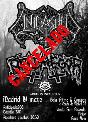 GIRA DE UNLEASHED Y BELPHEGOR CANCELADA