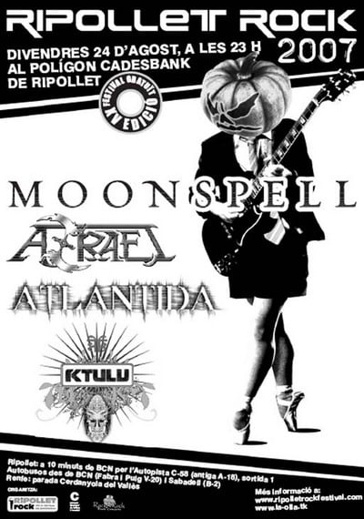 LLEGA EL RIPOLLET ROCK CON MOONSPELL A LA CABEZA