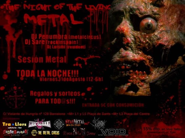 ESTA NOCHE GRAN METAL SESSION EN BARCELONA!