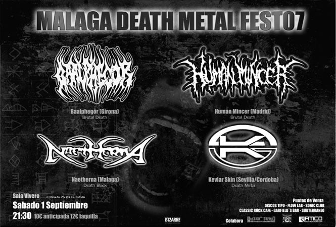 CARTEL DEL MALAGA DEATH METAL FEST