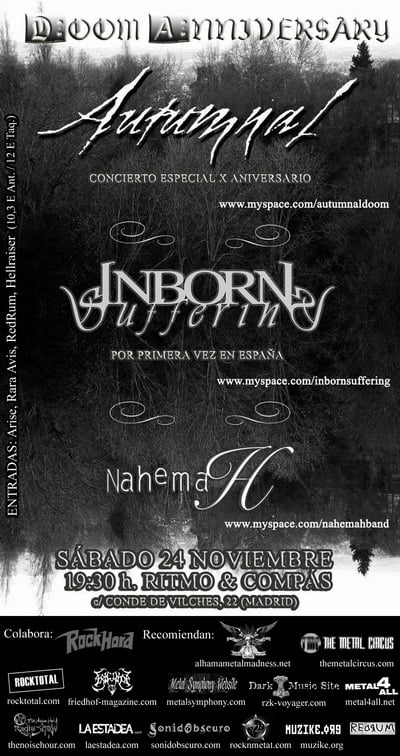 NAHEMAH EN EL X ANIVERSARIO DE AUTUMNAL