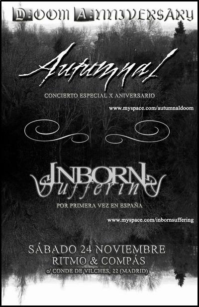 AUTUMNAL: DECIMO ANIVERSARIO EN NOVIEMBRE