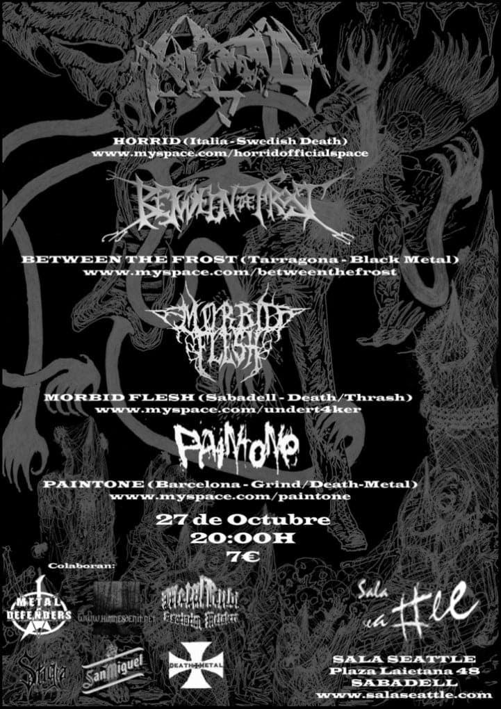 ¡DEATH METAL EN SABADELL ESTE SÁBADO!