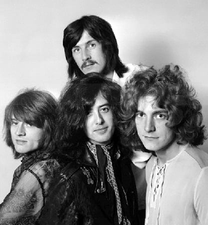 LED ZEPPELIN EN EL TOP 40 EN EL REINO UNIDO