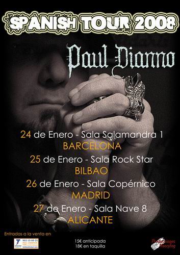 FECHAS ESPAÑOLAS DE PAUL DI ANNO