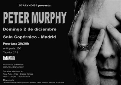 PETER MURPHY EN ESPAÑA