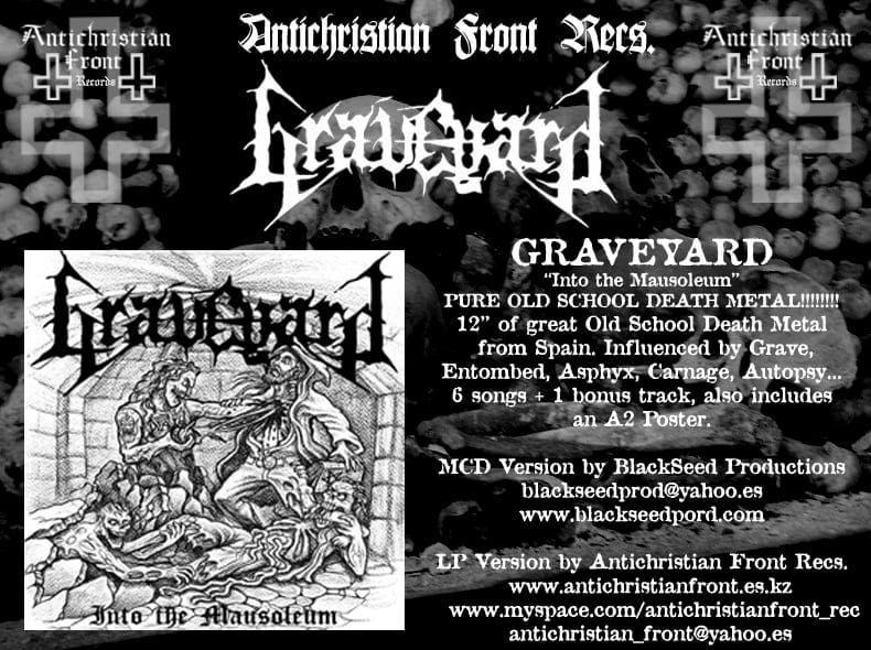 LOS DEATH METALEROS GRAVEYARD FICHAN POR BLACK SEED PRODUCTIONS