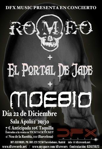 ROMEO, EL PORTAL DE JADE Y MOEBIO EN BARCELONA