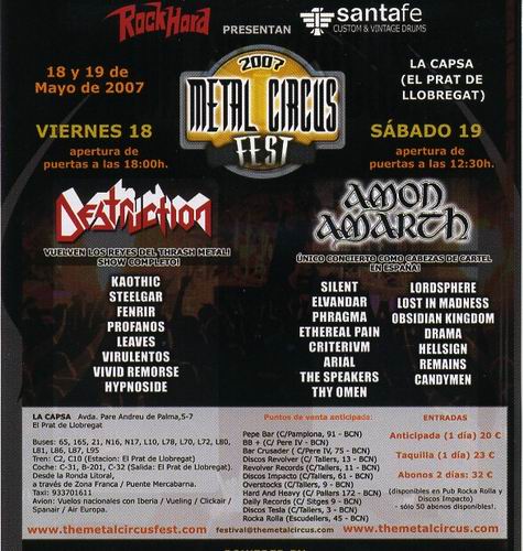 ARRANCA EL VI METAL CIRCUS FEST