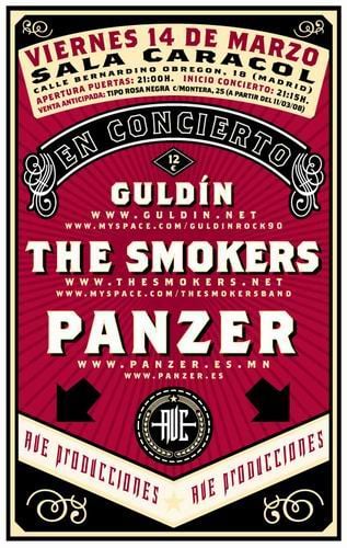 PANZER EN MADRID CON THE SMOKERS