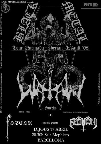 SE ACLARA QUIEN ABRIRÁ PARA WATAIN EN BARCELONA