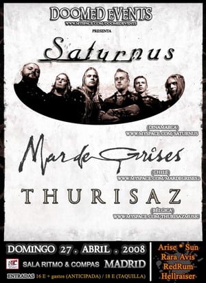 NOVEDADES DEL CONCIERTO DE SATURNUS, MAR DE GRISES Y THURISAZ EN MADRID