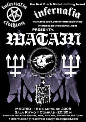 SCARYNOISE PRESENTA EN MADRID A WATAIN