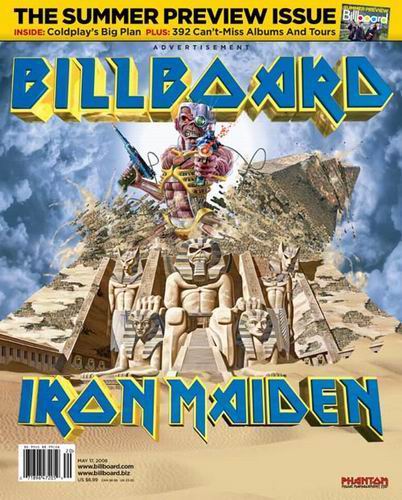 IRON MAIDEN HOMENAJEADOS POR BILLBOARD