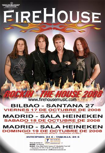 A LA VENTA LAS ENTRADAS PARA FIREHOUSE