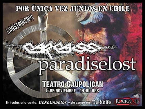 CARCASS SIGUEN AMPLIANDO SU GIRA