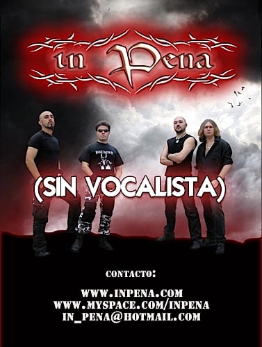 IN PENA BUSCA VOCALISTA