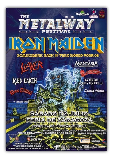 HORARIOS DEL MONSTERS OF ROCK Y DEL METALWAY FESTIVAL