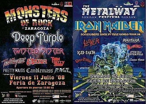 MONSTERS OF ROCK Y METALWAY A LA VUELTA DE LA ESQUINA