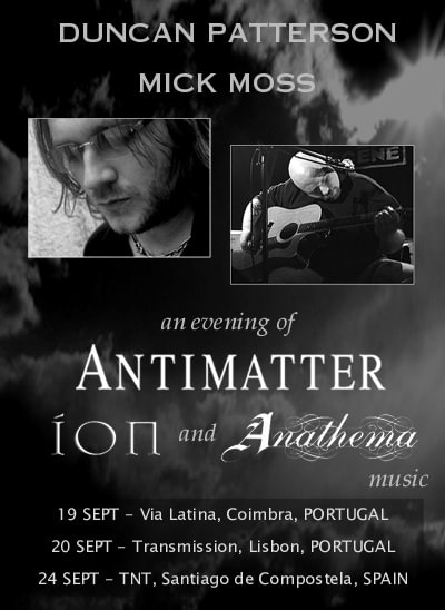 CONCIERTOS EXCLUSIVOS DE ANTIMATTER