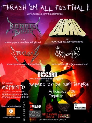 THRASH ‘EM ALL EL 20 DE SEPTIEMBRE EN BARCELONA!!!