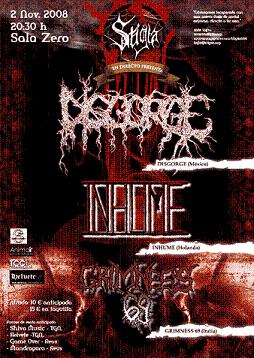 DISGORGE, INHUME Y GRIMNESS 69 EN TARRAGONA