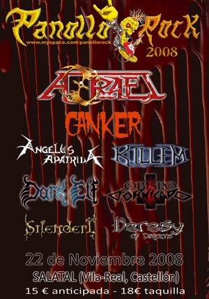 CARTEL DEL PANOLLO ROCK 2008