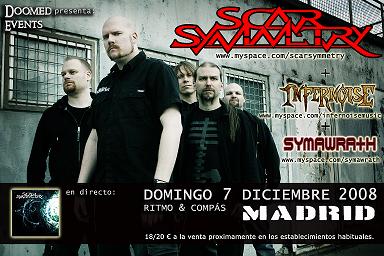 SCAR SYMMETRY EN ESPAÑA - ACTUALIZACIÓN DE CARTEL DE GIRA