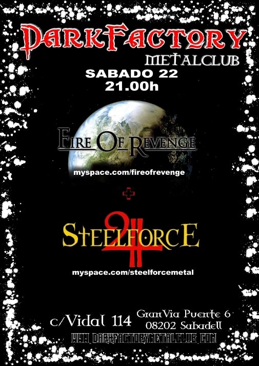 STEELFORCE Y FIRE OF REVENGE EN DIRECTO