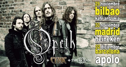 RECTA FINAL PARA LA GIRA DE OPETH. ENTRADAS AGOTADAS EN BILBAO Y MADRID