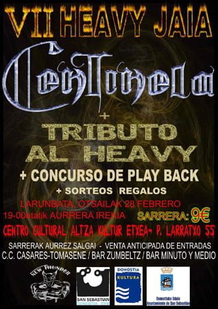 CENTINELA EN SAN SEBASTIAN - FIESTA HEAVY JAIA