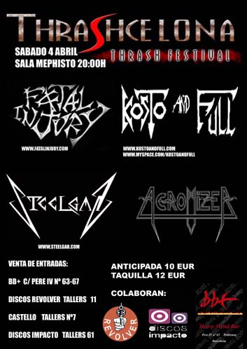 SEGUNDA EDICIÓN DEL FESTIVAL THRASHCELONA