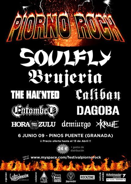 CARTEL DEFINITIVO DEL  XV PIORNO ROCK OPEN AIR FESTIVAL