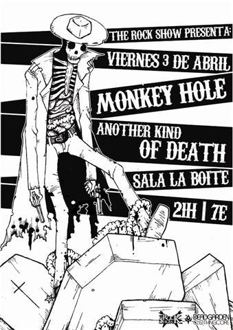 MONKEY HOLE EN MADRID ESTE VIERNES