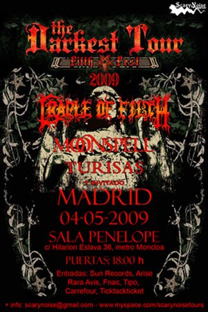 DARKEST TOUR: FILTH FEST CANCELADO EN BARCELONA