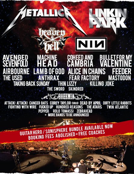 MÁS CONFIRMACIONES PARA EL SONISPHERE DE U.K.