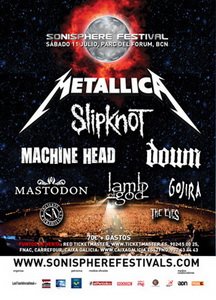 HOY:SONISPHERE EN DIRECTO DESDE BARCELONA