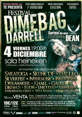 FESTIVAL DIMEBAG DARREL EN MADRID