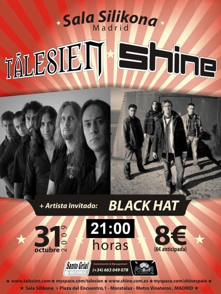 TALESIEN Y SHINE EN MADRID ESTE SÁBADO