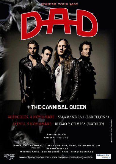 ¿QUIERES VER EL CONCIERTO DE D-A-D EN BARCELONA GRATIS?