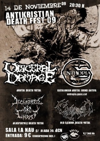 ANTIKRISTIAN DEATH FEST ESTE SABADO