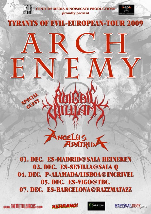 COMIENZA LA GIRA DE ARCH ENEMY