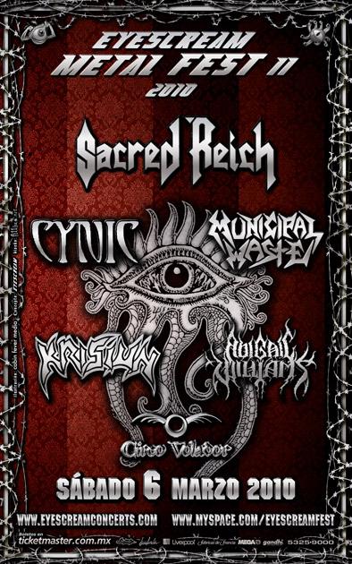 CONFIRMACIONES PARA EL EYESCREAM METAL FEST II