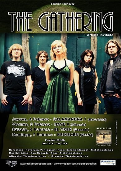 SE ACERCA LA GIRA DE THE GATHERING. THE METAL CIRCUS TE INVITA A SU CONCIERTO DE BARCELONA